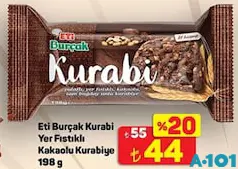 ETİ BURÇAK KURABİ YER FISTIKLI KAKAOLU KURABİYE 198 G ETİ BURÇAK KURABİ YER FISTIKLI KAKAOLU KURABİYE 198 G